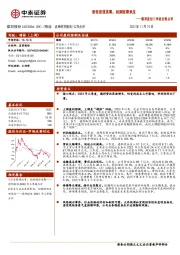 三季度业绩点评:营收表现亮眼,利润短期承压