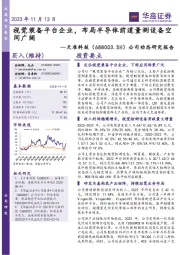 公司动态研究报告:视觉装备平台企业,布局半导体前道量测设备空间广阔