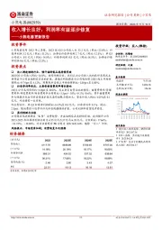 收入增长良好,利润率有望逐步修复