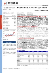 公司三季报点评报告：量减价跌拖累业绩，煤矿成长性及高分红凸显价值