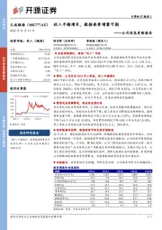 公司信息更新报告：收入平稳增长，数据要素增量可期