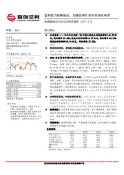 公司简评报告：盈利能力短期承压，加速品类扩充和全球化布局