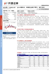 公司信息更新报告:Q3业绩承压,持续受益国产替代、海外布局