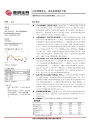 公司简评报告：光伏胶膜龙头，率先布局海外产能