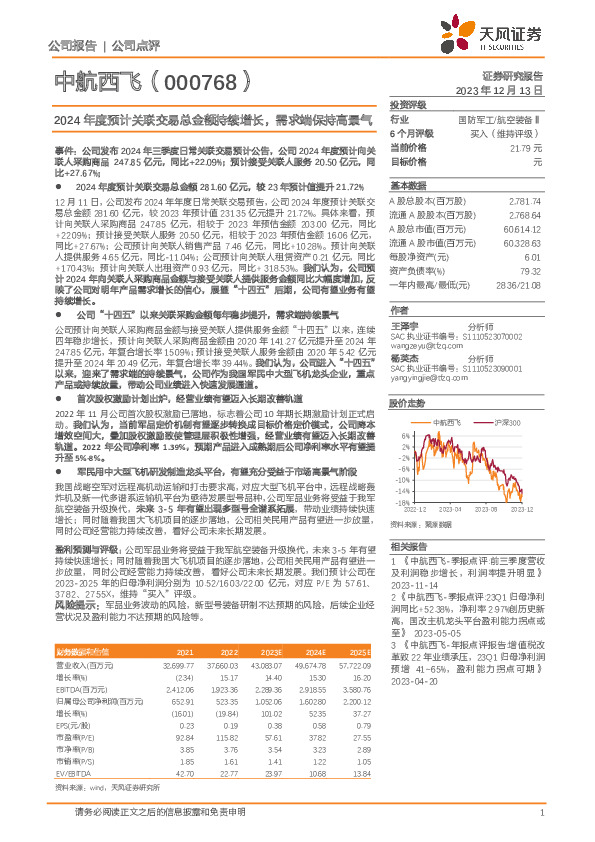 2024年度预计关联交易总金额持续增长，需求端保持高景气