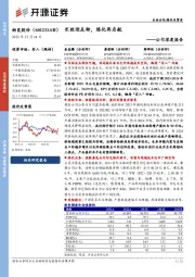 公司深度报告:长丝迎反转,炼化再启航