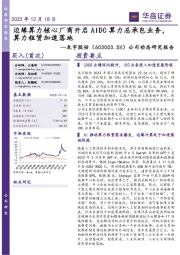 公司动态研究报告：边缘算力核心厂商开启AIDC算力总承包业务，算力租赁加速落地