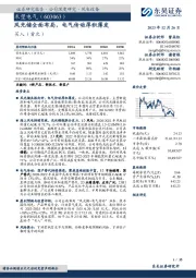 风光储全面布局，电气传动厚积薄发