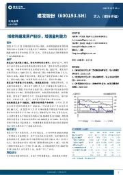 拟收购建发房产股份，增强盈利能力