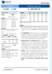 金、铜持续放量可期