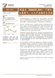 下游行业高景气,三大产品线齐头并进