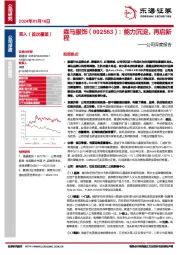 公司深度报告:能力沉淀,再启新程