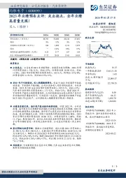 2023年业绩预告点评:走出拐点,全年业绩高质量兑现!