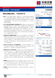 预期业绩稳步增长,产能有序扩张