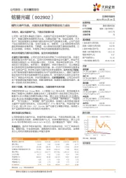 磁性元器件为基，光通信及新能源双轮驱动助力成长