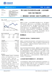 2023年业绩预告点评:预计2023年归母净利同比高增,公告柬埔寨1200万条半钢胎项目
