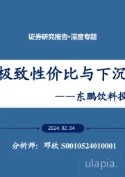 东鹏饮料投资探讨：拥抱极致性价比与下沉时代