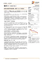 品牌去库推动织造回暖，期待24Q1订单拐点