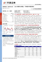 公司信息更新报告:Q4业绩符合预期,可转债申请获通过