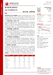 2023年业绩快报点评:需求回落,静待好转