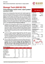 FY23 preliminary results review; expect gradual recovery in 2024