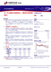 23年业绩双位数增长,渠道布局持续深化