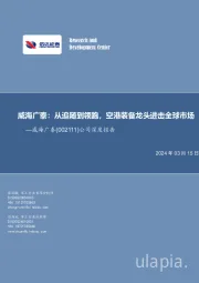 公司深度报告:威海广泰:从追随到领跑,空港装备龙头进击全球市场