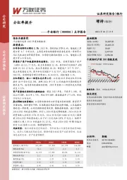 点评报告:分红率提升