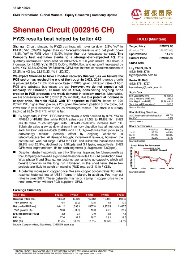FY23 results beat helped by better 4Q