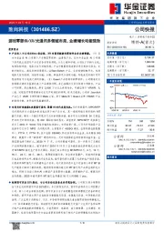 游戏零部件/XR/光通讯多领域布局,业绩增长动能强劲