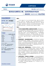 年报点评报告:数控机床业绩同比大增,全球布局驱动未来成长