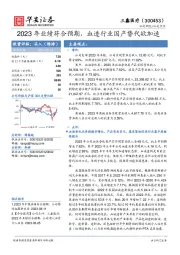 2023年业绩符合预期，血透行业国产替代欲加速