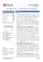全年盈利大增,α-烯烃项目打开成长空间