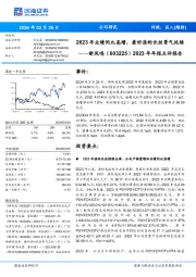 年年报点评报告:2023年业绩同比高增,看好涤纶长丝景气延续