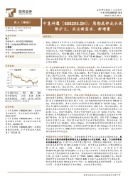 周期底部龙头优势扩大,关注新需求、新增量