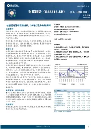 信创促进营收积极增长，24年打造多业务矩阵