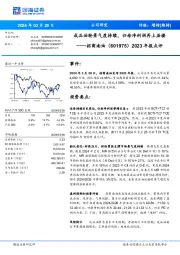 2023年报点评:成品油轮景气度持续,归母净利润再上层楼