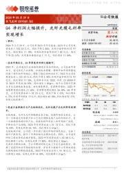 Q4净利润大幅提升，光纤光缆毛利率实现增长