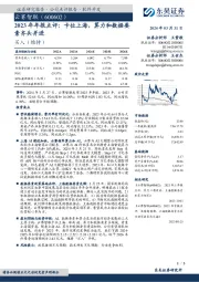 2023年年报点评：卡位上海，算力和数据要素齐头并进