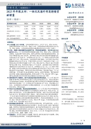 2023年年报点评：一体化及海外布局持续贡献增量