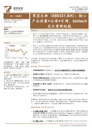 核心产品放量+出海+定增，biotech龙头重新起航