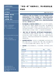 “两智一新”构建新动力,降本增效彰显盈利韧性