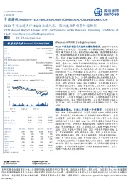 2023年报业绩点评：4Q23业绩承压，股权激励解锁条件超预期