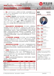 2023年年报点评:锂电池业务短期承压,LED业务增速稳健