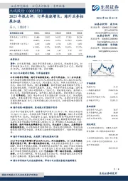 2023年报点评:订单高速增长,海外业务拓展加速