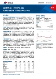 硫酸跌价拖累业绩，大股东优质资产注入可期