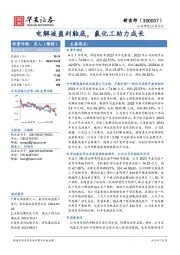 电解液盈利触底，氟化工助力成长