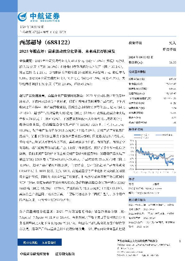 2023年报点评：需求波动致分化显著，未来成长厚积薄发