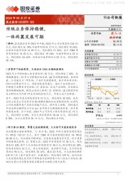 传统业务保持稳健,一体两翼发展可期
