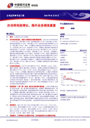 公司点评●专业工程扣非净利高增长，海外业务硕果累累